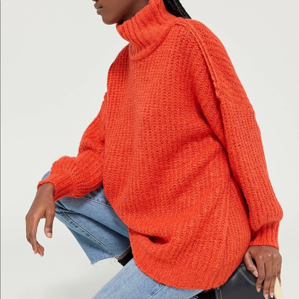 UO Gemini turtleneck tunic sweater